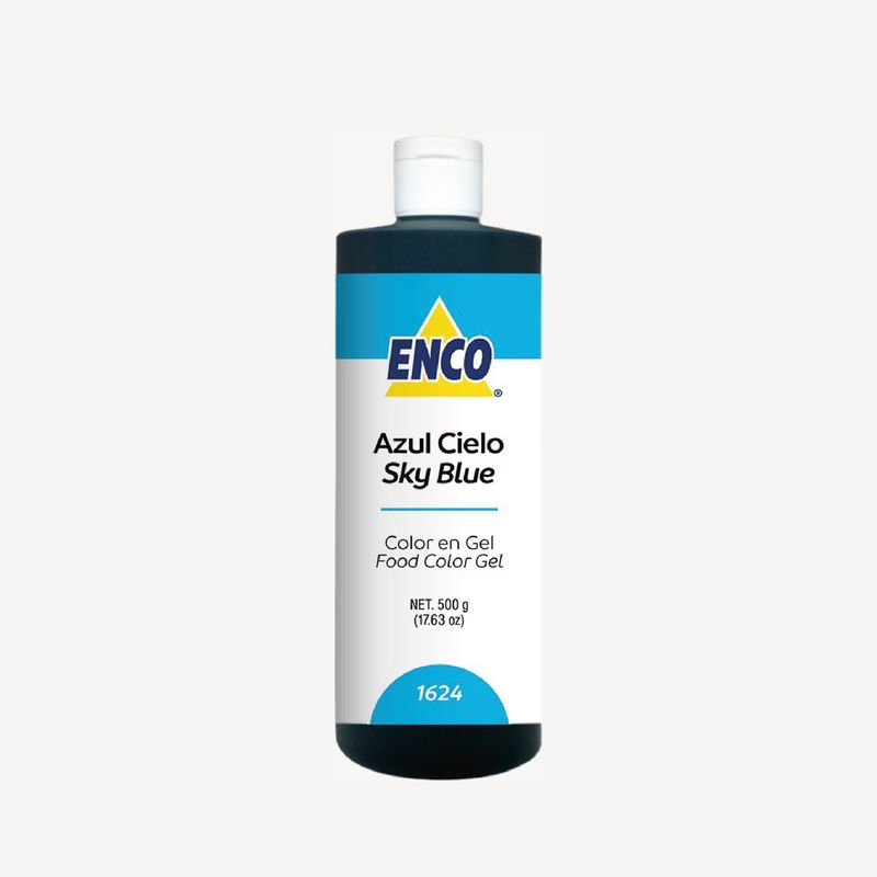 Mega Color Gel Azul Cielo 500 Grs ENCO 1624-500