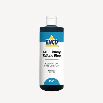 Mega Color Gel Azul Tiffany (Caribe)  500 Grs ENCO 1943-500
