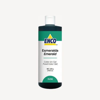 Mega Color Gel Esmeralda 500 Grs ENCO 1496-500