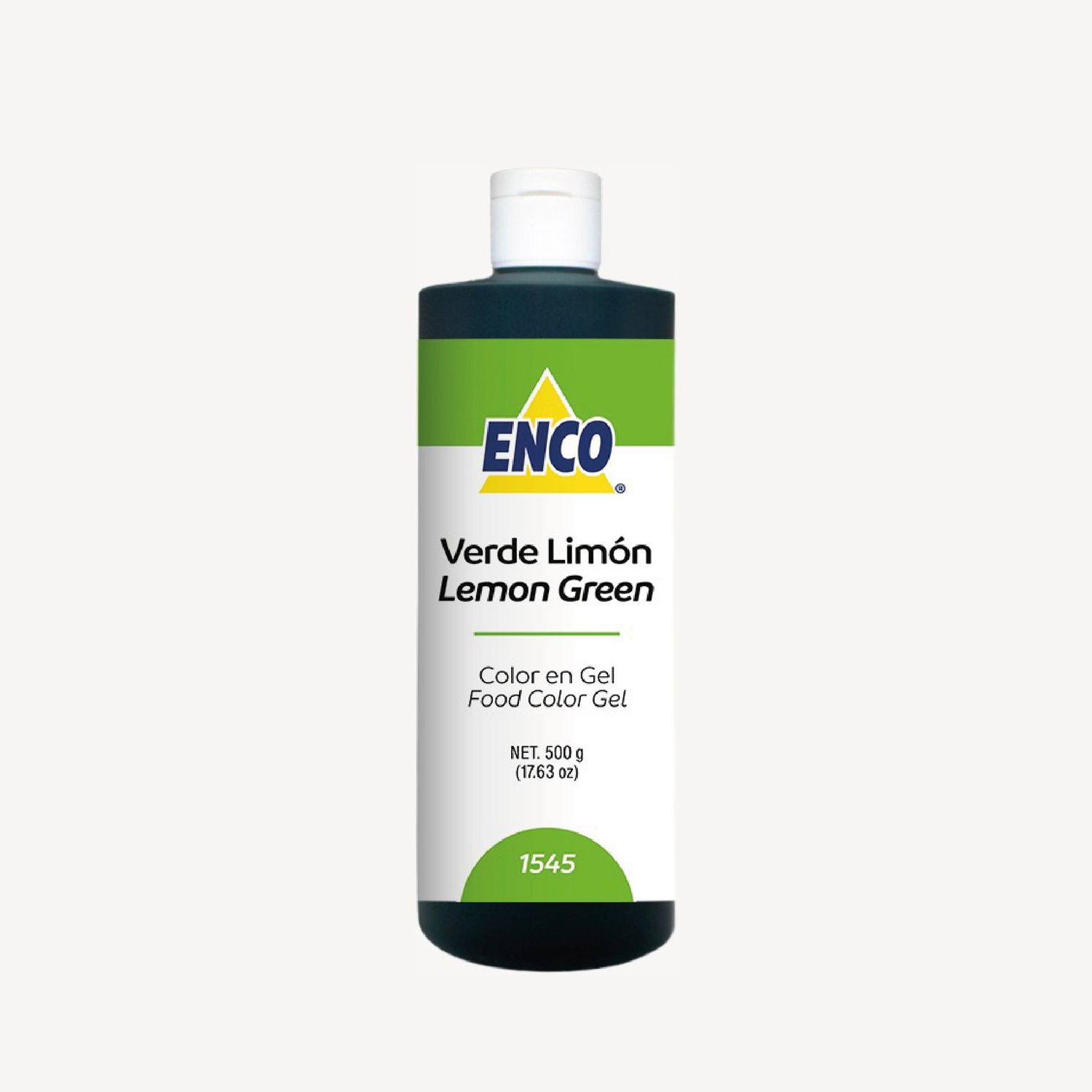 Mega Color Gel Verde Limón 500 Grs ENCO 1545-500