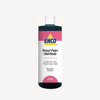 Mega Color Gel Rosa Viejo 500 Grs ENCO 2575-500