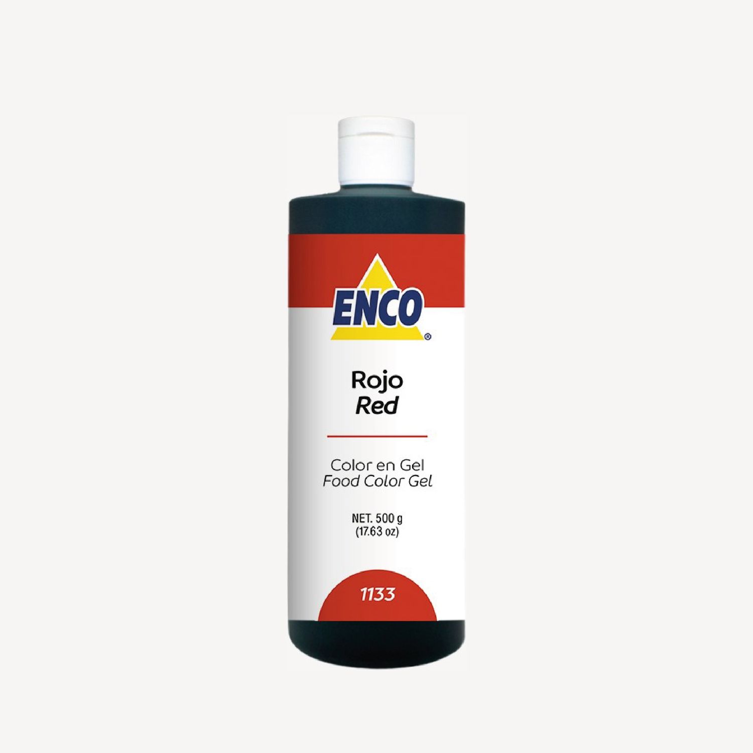 Mega Color en gel Rojo 500 gr ENCO 1133-500
