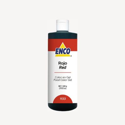 Mega Color en gel Rojo 500 gr ENCO 1133-500
