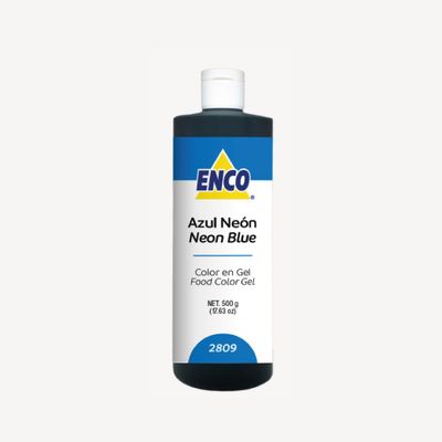 Mega Color Gel Azul Neón 500 Grs ENCO 2809-500