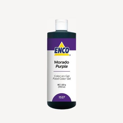 Mega Color en gel Morado 500 gr ENCO 1527-500