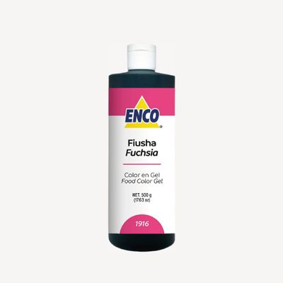 Mega Color Gel Rosa Fiusha 500 Grs ENCO 1916-500