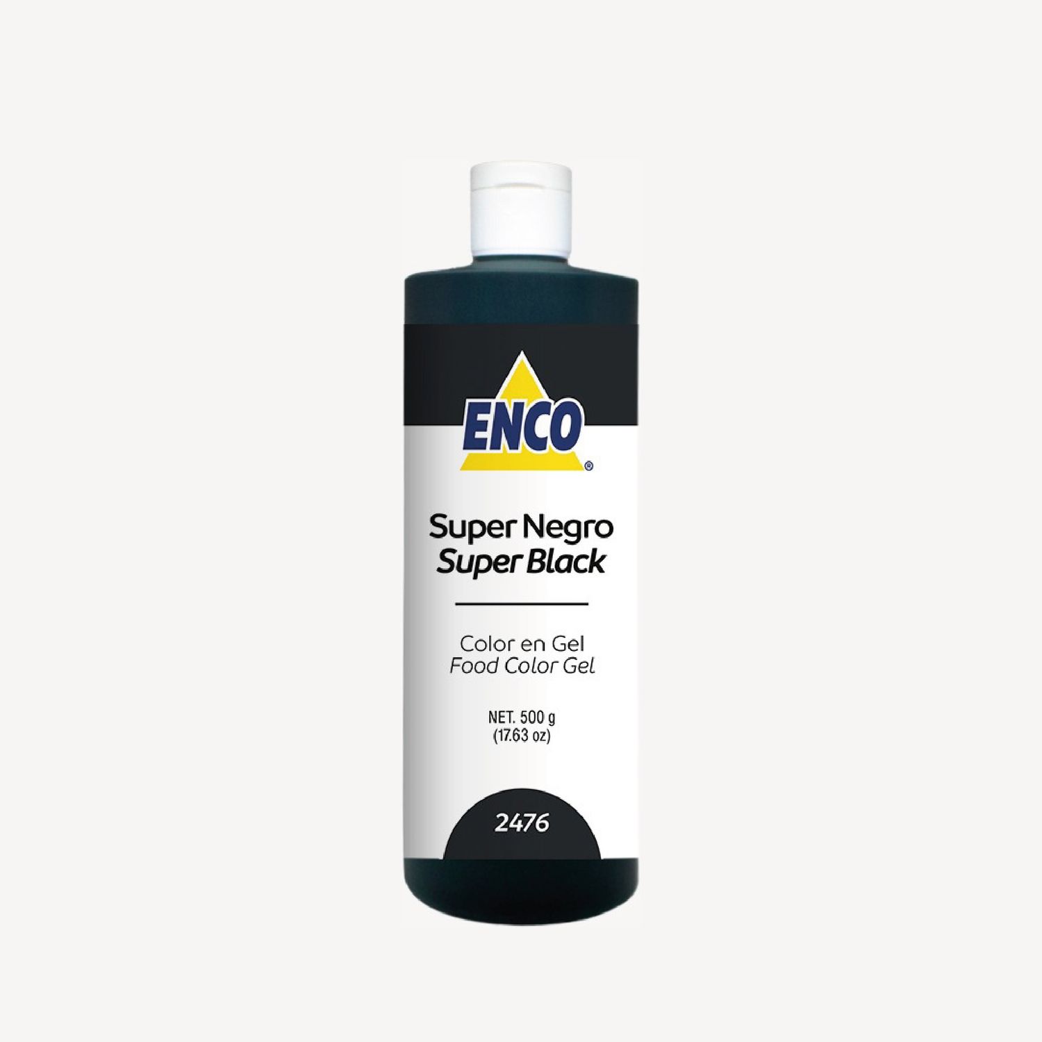 Mega Color en gel Super Negro 500 gr ENCO 2476-500