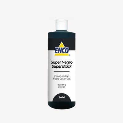 Mega Color en gel Super Negro 500 gr ENCO 2476-500