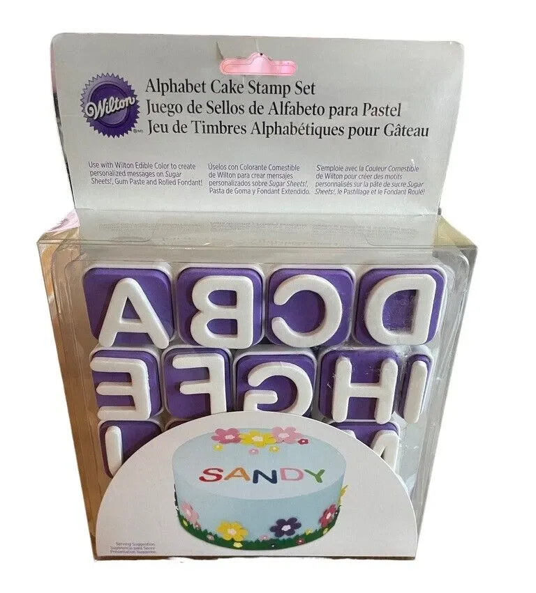 WILTON 041701168 Juego De Letras Para Estampar