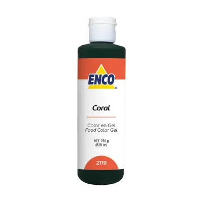 2119-250 Color Gel Coral 250 Grs ENCO