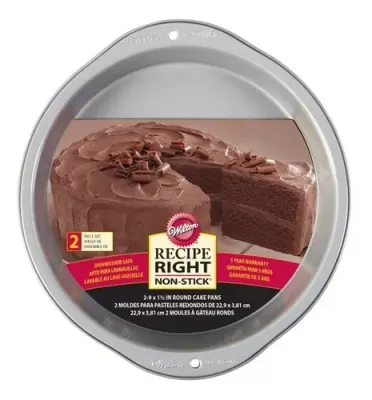 2105-985 Molde Pastel Redondo 9 2105-985 Molde Pastel Redondo 9" 2 Pzas.