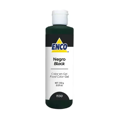 ENCO 1130-250 Colorante en gel Negro 250 gr ENCO