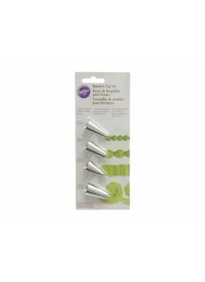 WILTON 418-4567 Kit Duyas Para Bordes 4 Pzas