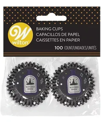 WILTON 415-0-0357 Capacillo Mini Pócima Halloween 100 Piezas.