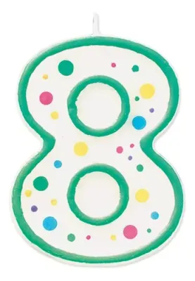 281109108 Vela Ocho Años Verde