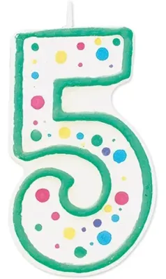 2811-9105 Vela Cinco Años Verde