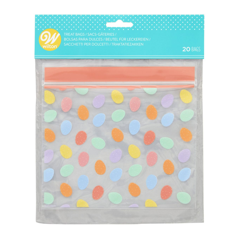 1912-0-0455 Bolsas Figuras Huevos Pascua 20 Piezas.