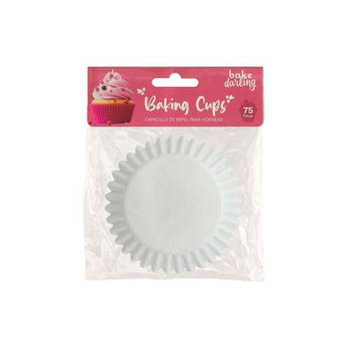 BAKE DARLING 888-174 Capacillo Estándar Blanco 75 Piezas BAKE DARLING 888-174 Capacillo Estándar Blanco 75 Piezas