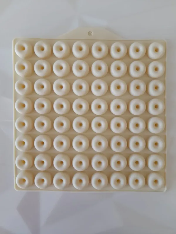 13303912 Molde Silicon Mini Donitas 64 Cavidades.