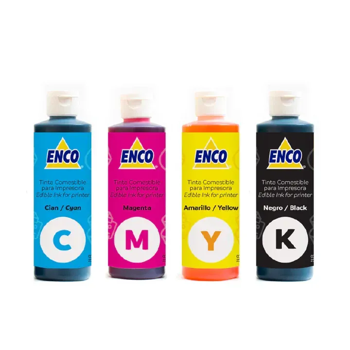 ENCO 3106-4 ​Kit de 4 tintas comestibles de 250g