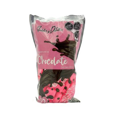 4008-P Cobertura De Chocolate Rosa 500