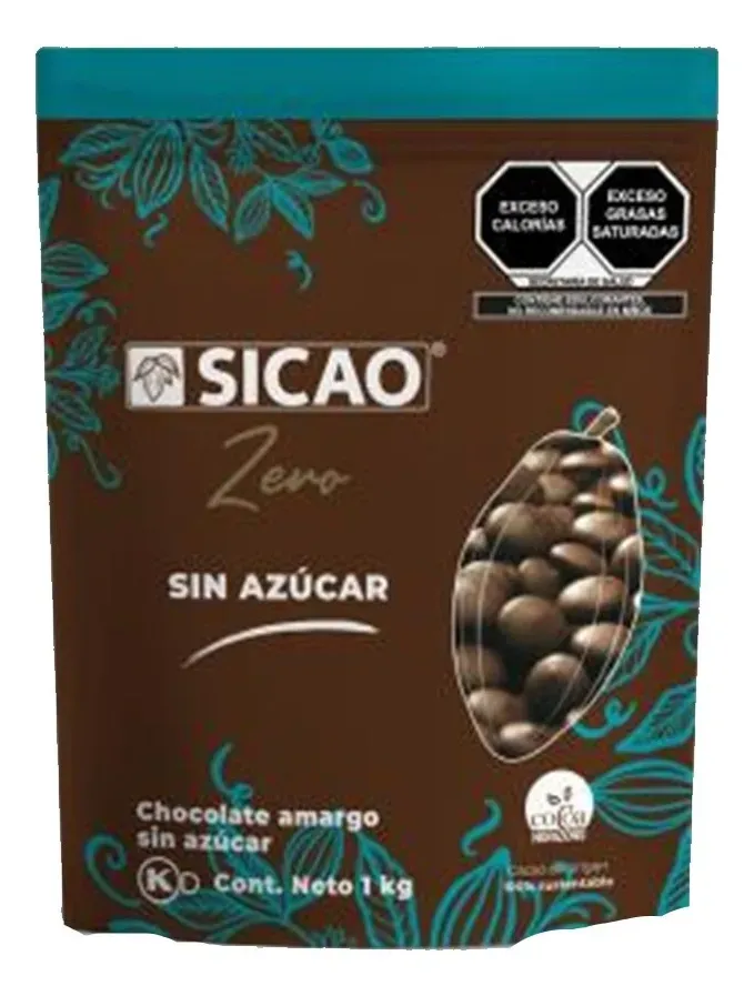 7150202-1000 SICAO Sin Azúcar 56.9% Cacao 1 Kg