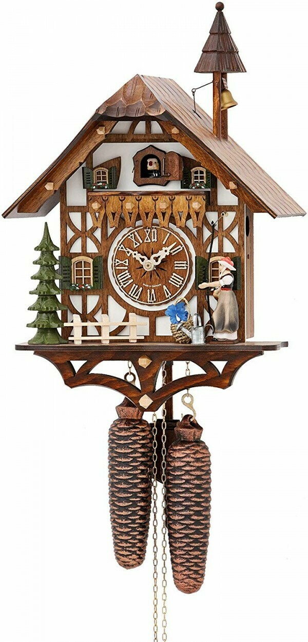 8-Day Bell Ringer Chalet Cuckoo Clock