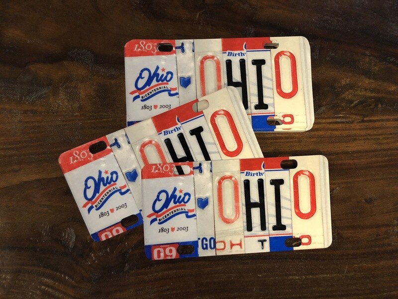 OHIO Mini License Plate