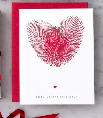 Thumbprint Love Greeting Card