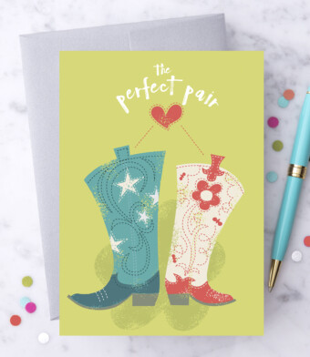 The Perfect Pair Greeting Card