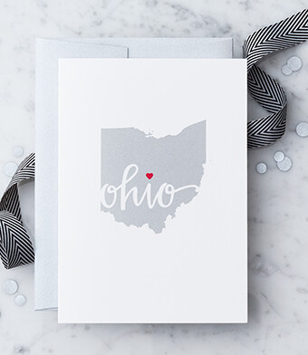 Ohio Greeting Card