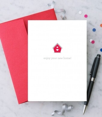 Enjoy your new home! Greeting Card