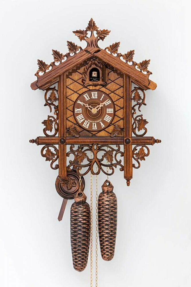8-Day Frilly Carved Chalet Cuckoo Clock 8-Day Frilly Carved Chalet Cuckoo Clock