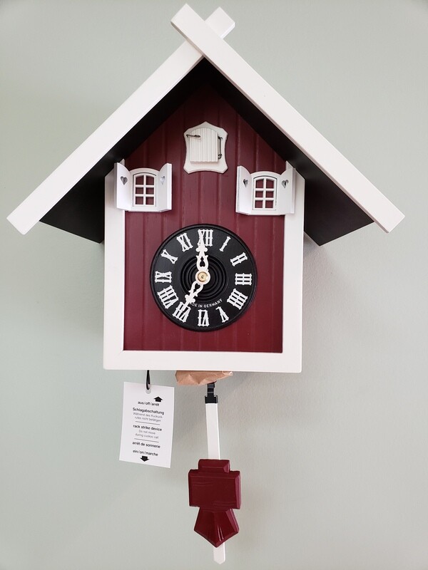 1-Day Red Barn Cuckoo Clock