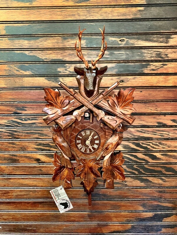 8-Day Carved Deer Head Cuckoo Clock 8-Day Carved Deer Head Cuckoo Clock