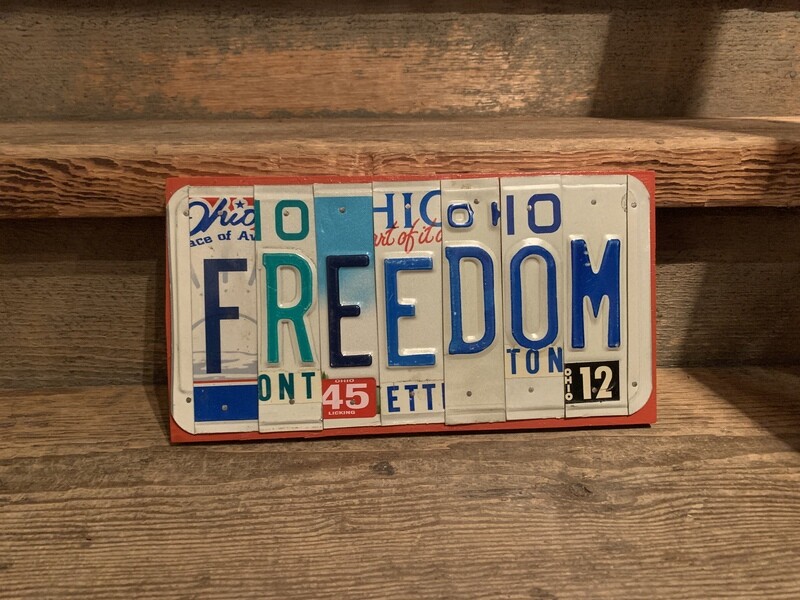 Freedom License Plate