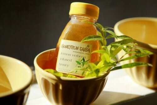 Raw Lemon Verbena Infused Honey