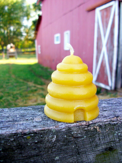 Small Bee Hive Candles