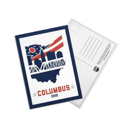 Columbus Ohio Ohio Flag Postcard