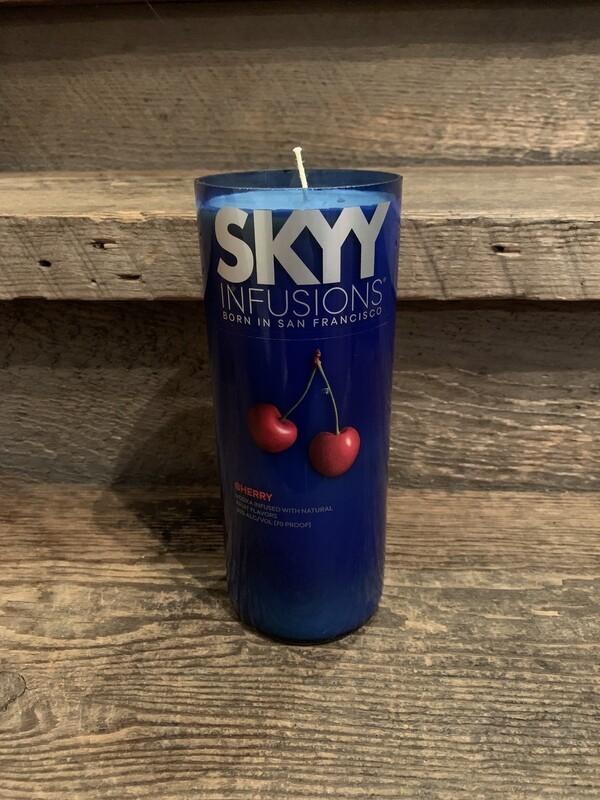 Skyy Cherry Recycled Bottle Candle