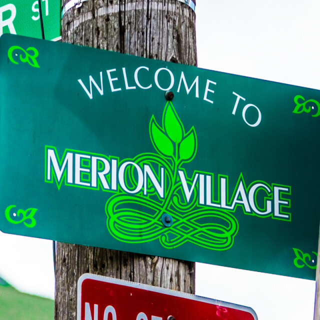Merion Village Welcome Coaster
