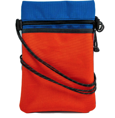 Blue & Orange X-Shoulder Bag