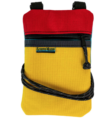 Red & Yellow X-Shoulder Mini Bag