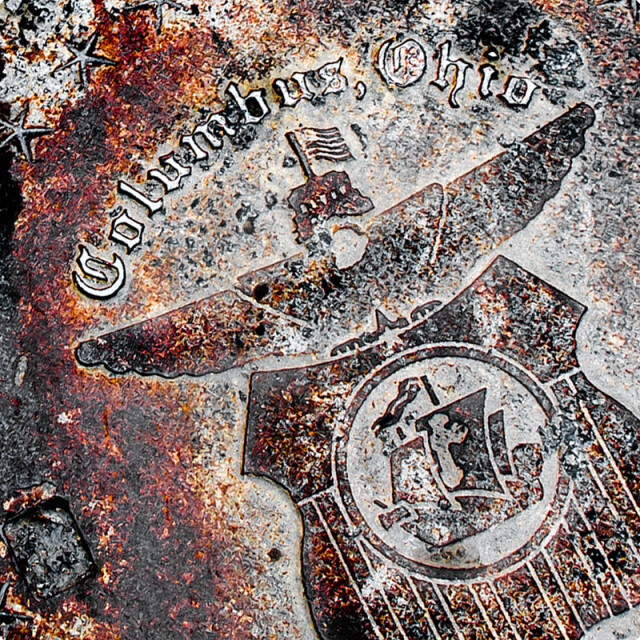 Columbus Manhole Shield Coaster