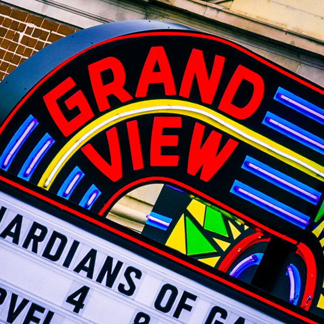 Grandview Theatre Red Coaster