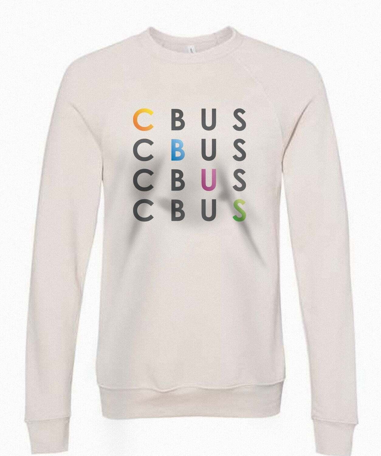 CBUS Diagonal White Sweatshirt