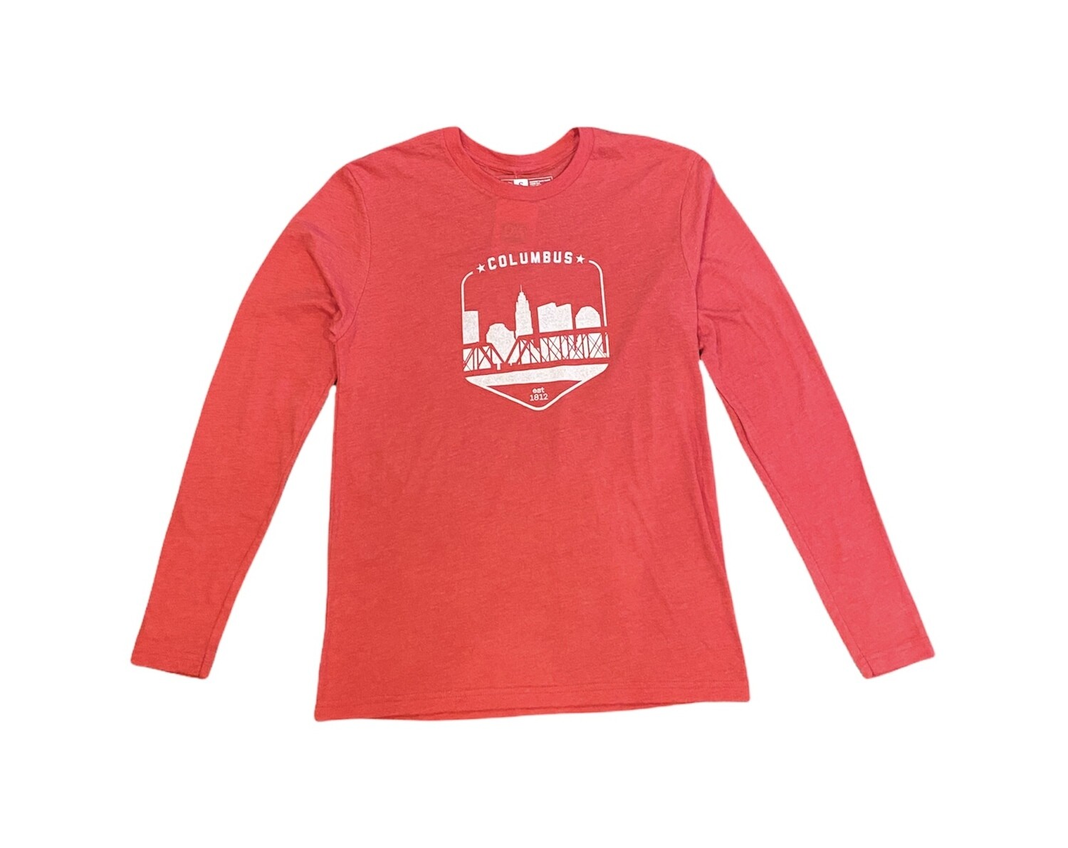 Columbus Red Shield Long Sleeve T-shirt