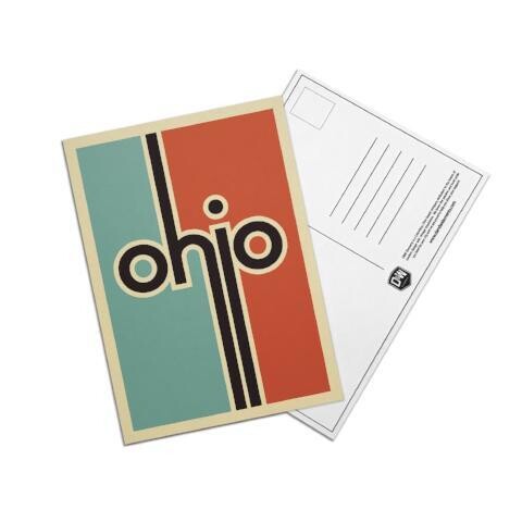 Ohio Retro Postcard