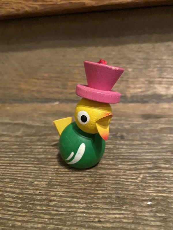 Bird with Hat Ornament