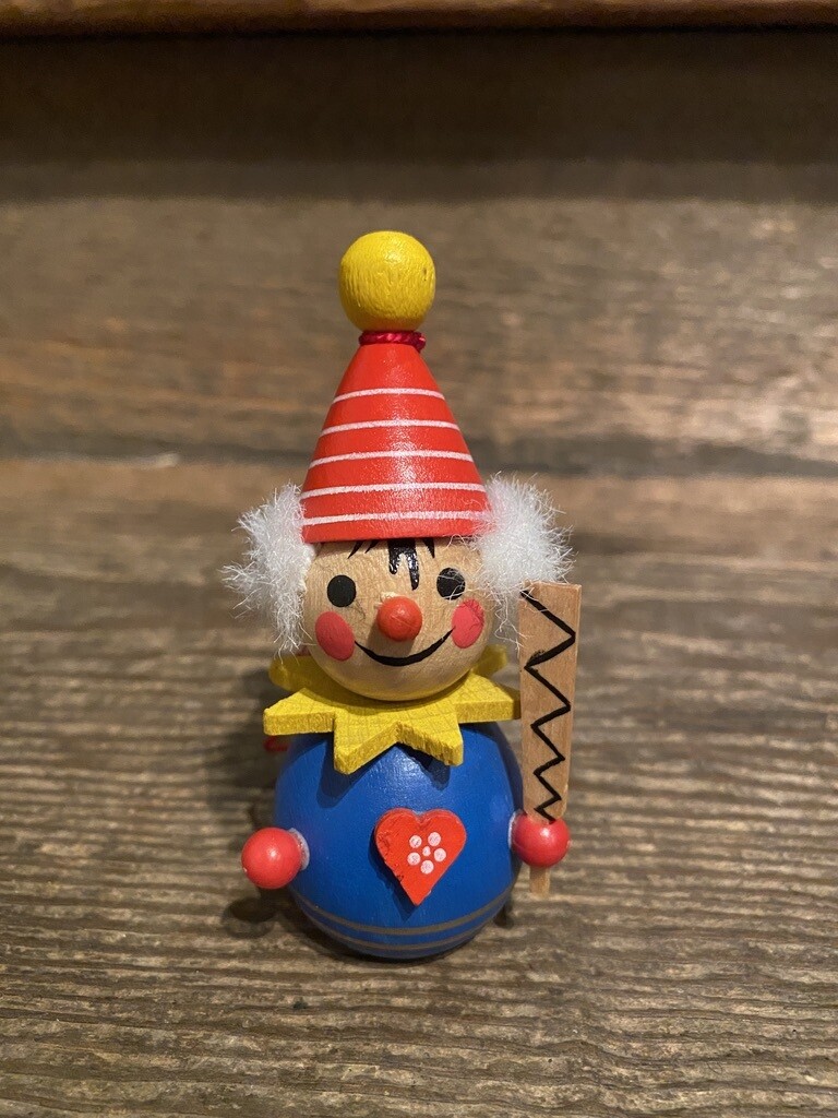 Vintage Clown Ornament